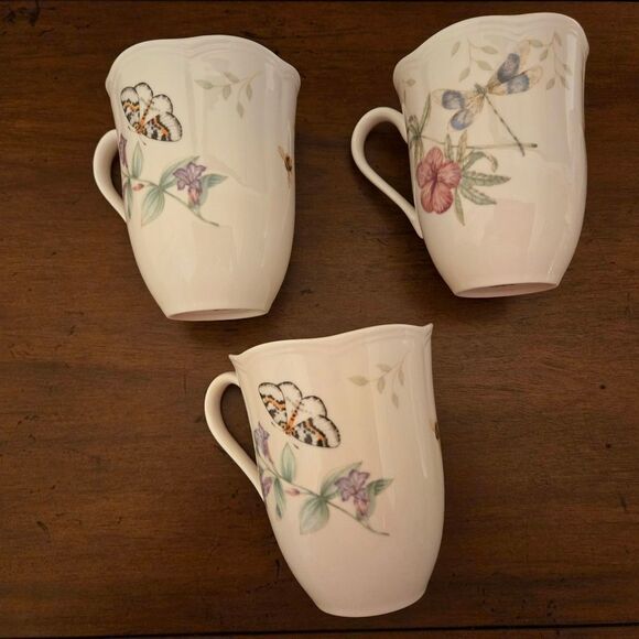 LENOX BUTTERFLY MEADOWS DINNERWARE 6 CUP SET - Picture 6 of 16